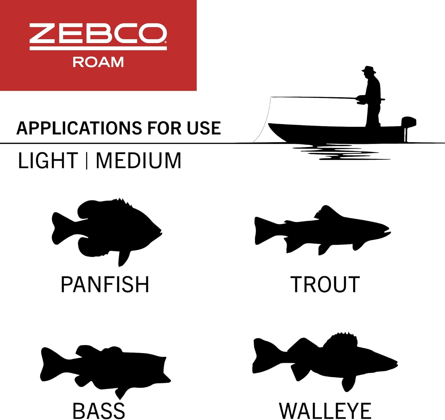 Zebco Roam Telescopic Fishing Rod and Spinning or Spincast Fishing Reel Combo, Durable 6-Foot Fiberglass Rod with ComfortGrip Handle, Pre-spooled with Zebco Cajun Fishing Line - Image 8